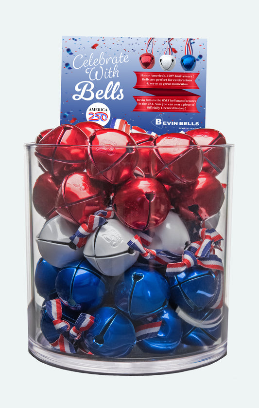 AMERICA 250 Sleigh Bell Retail Display