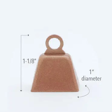 Four-Leaf Clover Bell Charm in Organza Bag