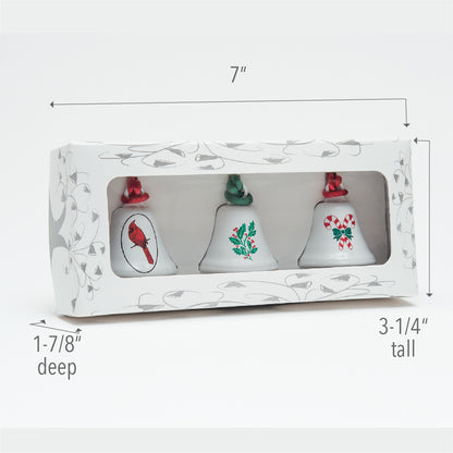 Holiday Ornament Bells 3-Pack