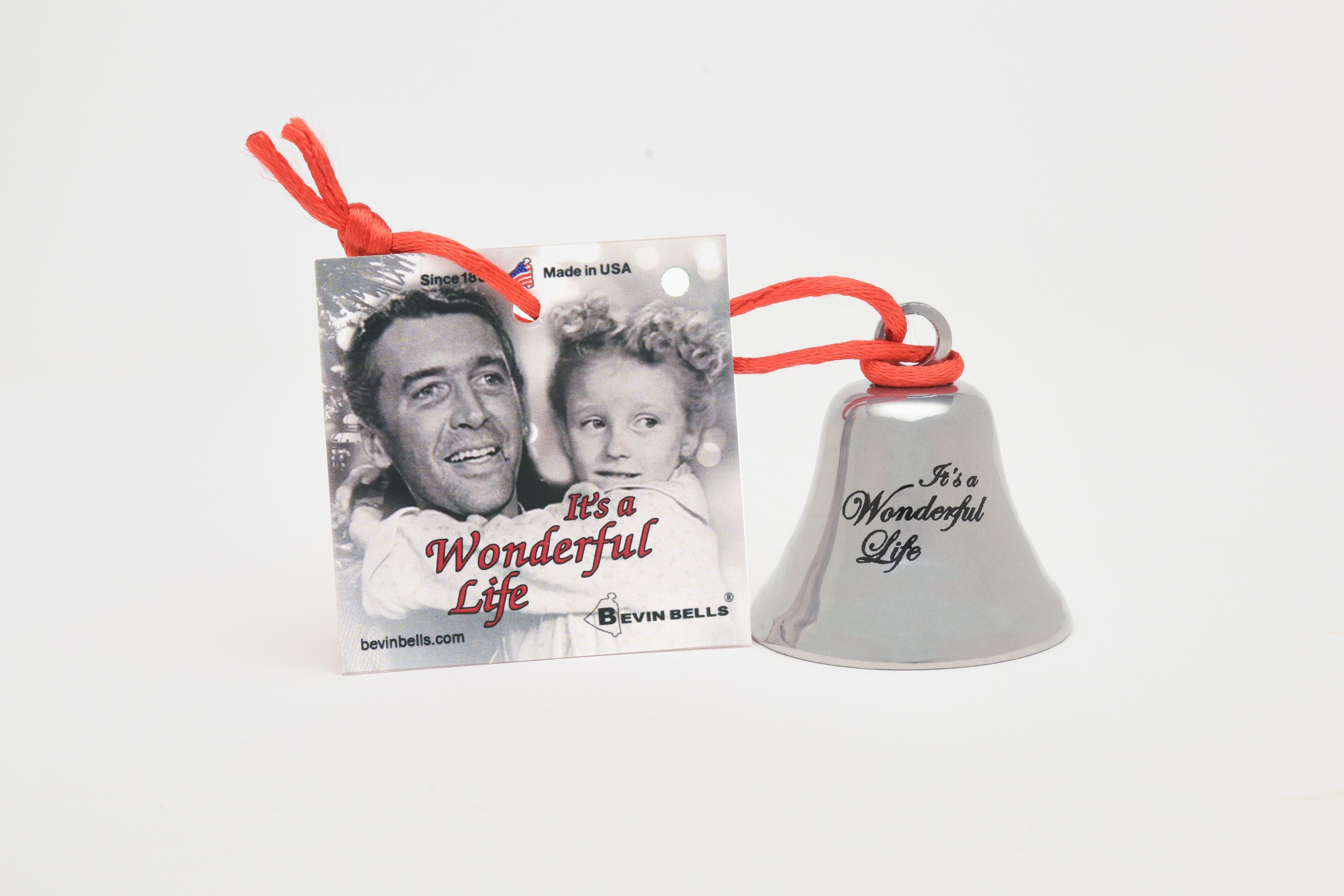 It's A Wonderful Life Ornament in Organza Bag – Bevin Bells