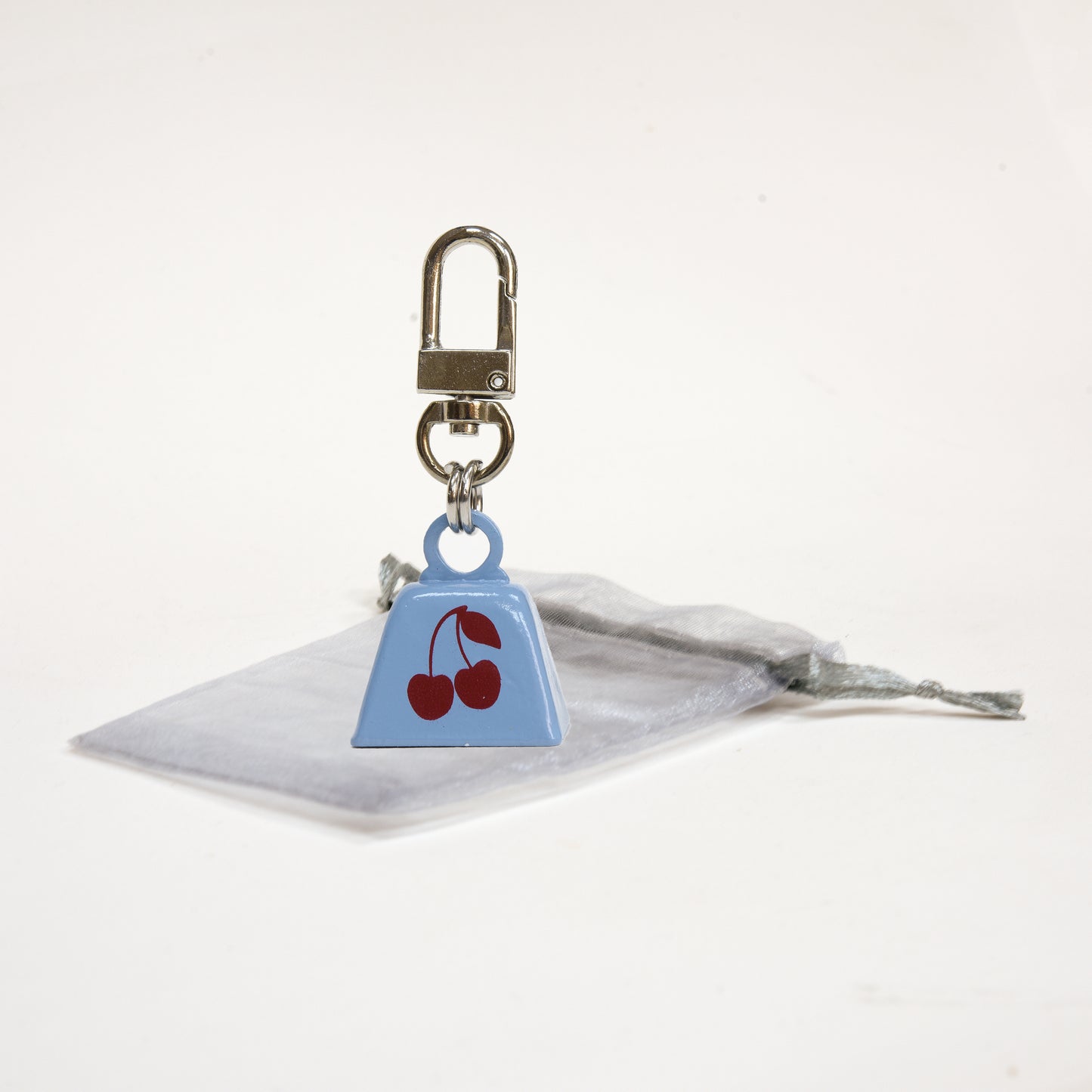 Cherry Bell Charm in Organza Bag