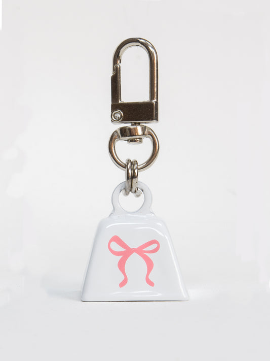 Bow Bell Charm in Organza Bag