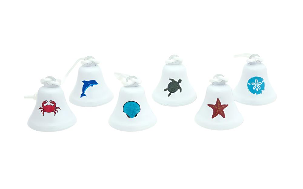 Coastal Ornament Bells 3-Pack