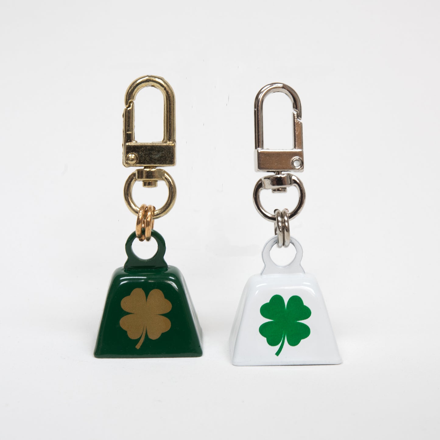 Four-Leaf Clover Bell Charm in Organza Bag