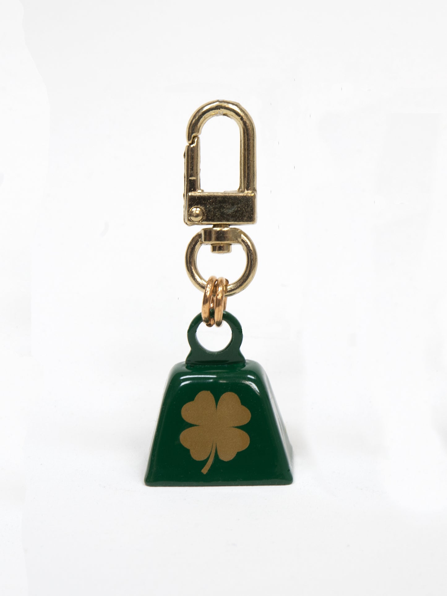 Four-Leaf Clover Bell Charm in Organza Bag