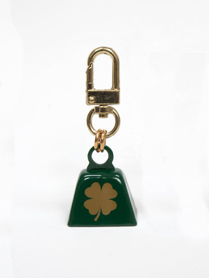 Four-Leaf Clover Bell Charm in Organza Bag