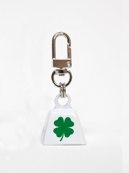 Four-Leaf Clover Bell Charm in Organza Bag