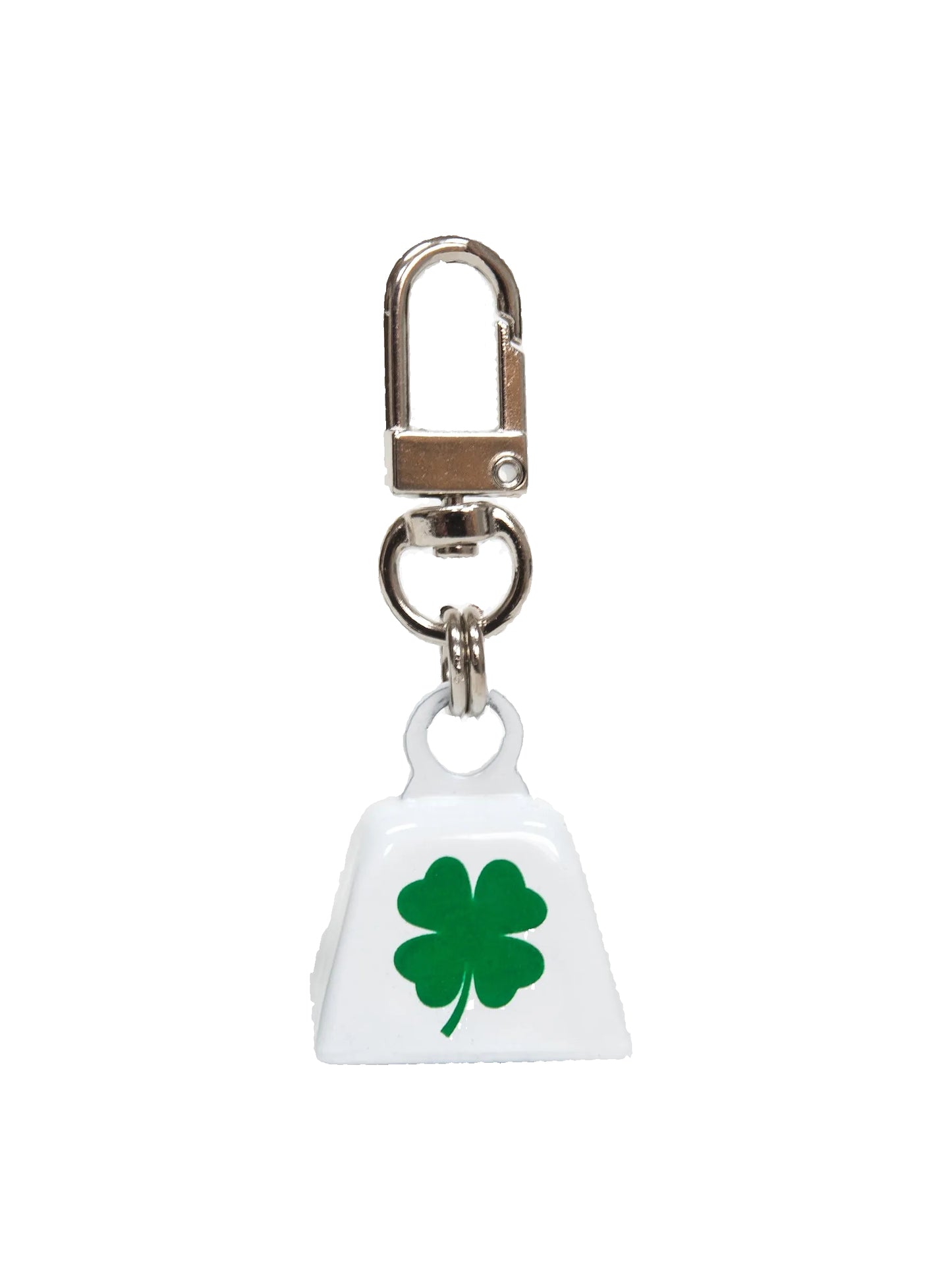 Four-Leaf Clover Bell Charm in Organza Bag
