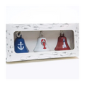Coastal Ornament Bells 3-Pack