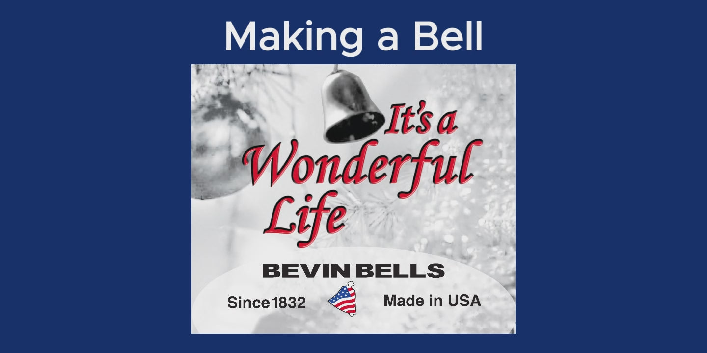 Worker Adding Finishing Touches to a Bevin Bell